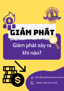 Giảm phát sảy ra khi nào ?