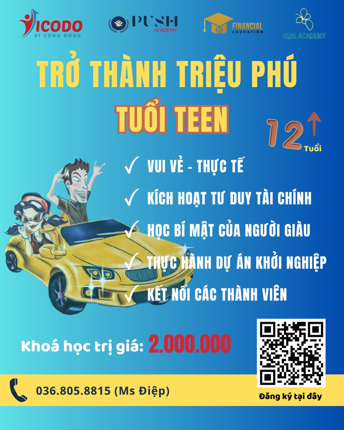  TRỞ THÀNH TRIỆU PHÚ TUỔI TEEN